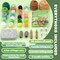 15pcs Succulent Needle Felting Kit for Beginners Adult - DIY Starter Kit with Wool Roving, Felting Mat, Needles, Instructions for Home Decoration Crafts